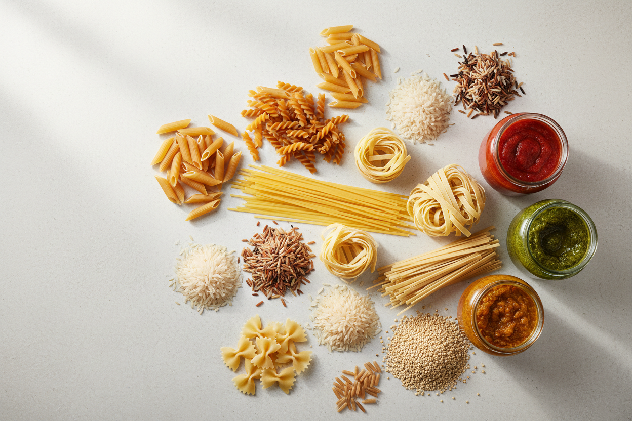 Pastas, Sauces, Rices, Noodles & Grains