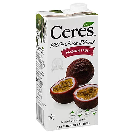 100% Passion Fruit Juice Blend