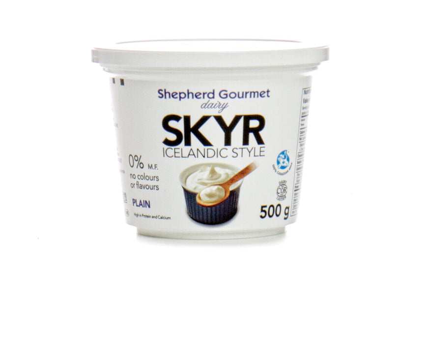 Shepherd Gourmet Dairy Skyr Plain Icelandic Style Yogurt, 500 G