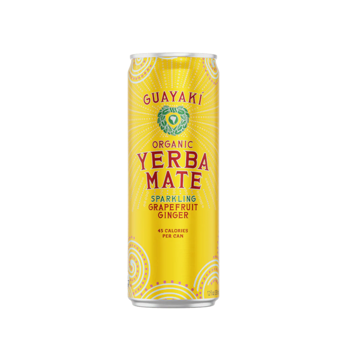Guayaki Sparkling Grapefruit Ginger Yerba Mate