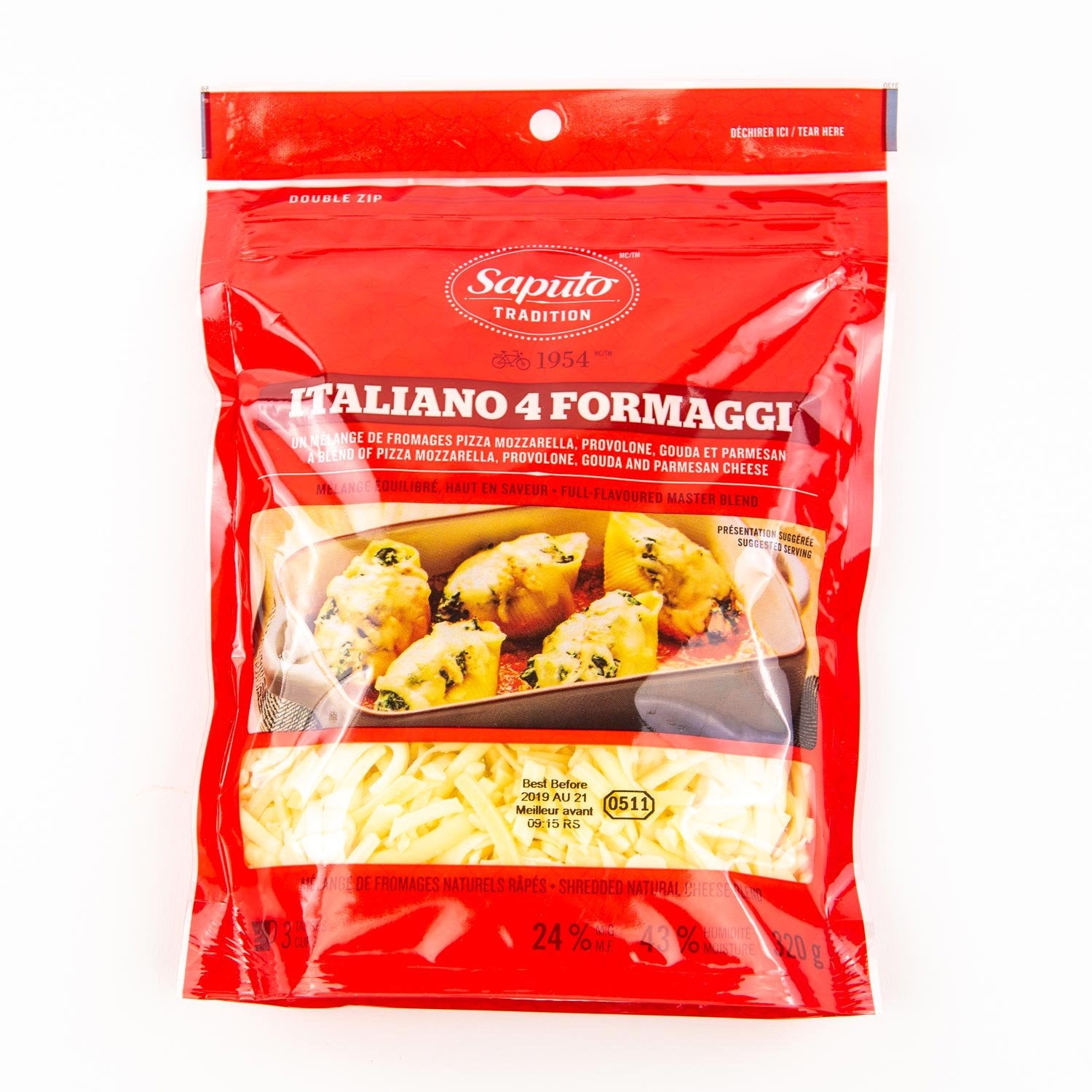 Saputo Italiano 4 Formaggi Shredded Cheese Blend