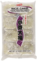 Shirakiku Daifuku Mochi Sticky Rice Cake, White Bean, 12.72 Ounce