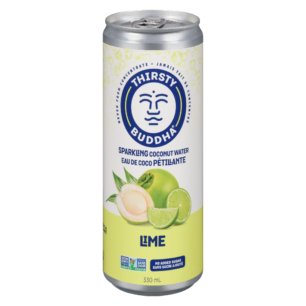 Thirsty Buddha Lime Sparkling Coconut Water