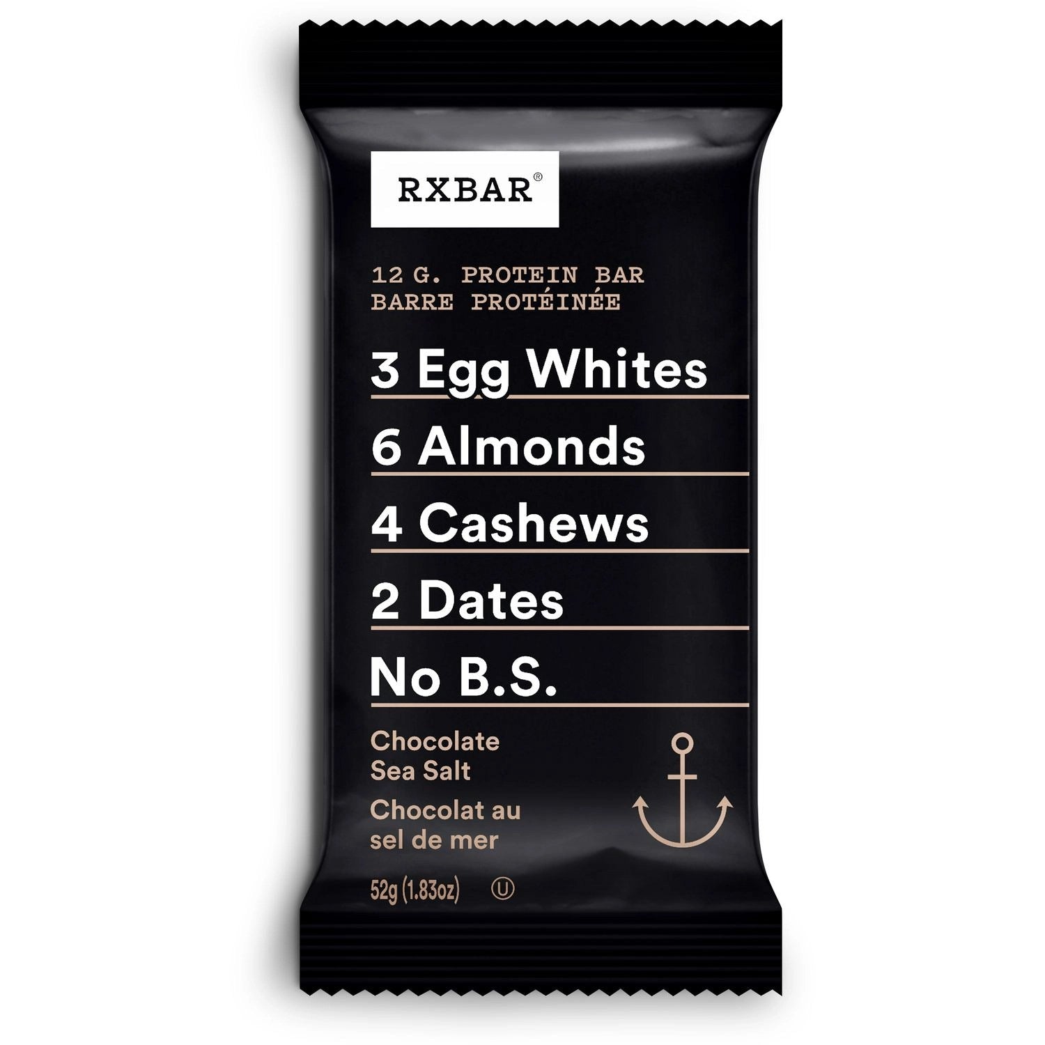 RXBar Protein Chocolate Sea Salt, 52 Gram