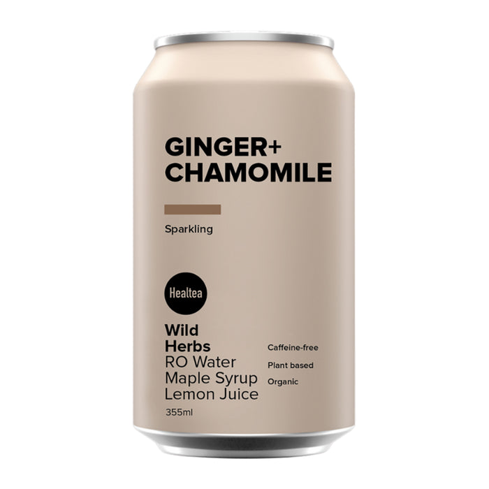 Healtea (6) Sparkling Ginger+Chamomile Infusion 355ml