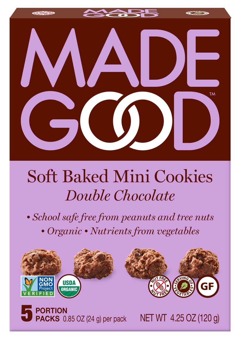 MadeGood Double Chocolate Soft Baked Mini Cookies