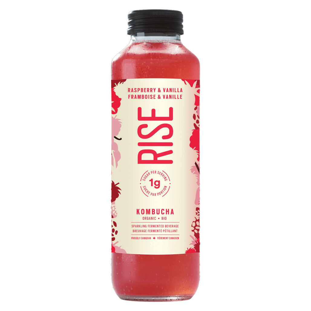 Rise Organic Raspberry & Vanilla Kombucha