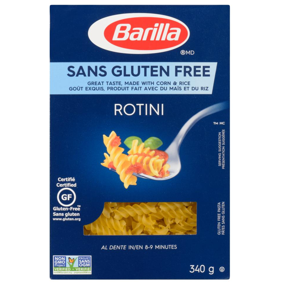 Barilla Gluten Free Rotini Pasta, 340 Gram