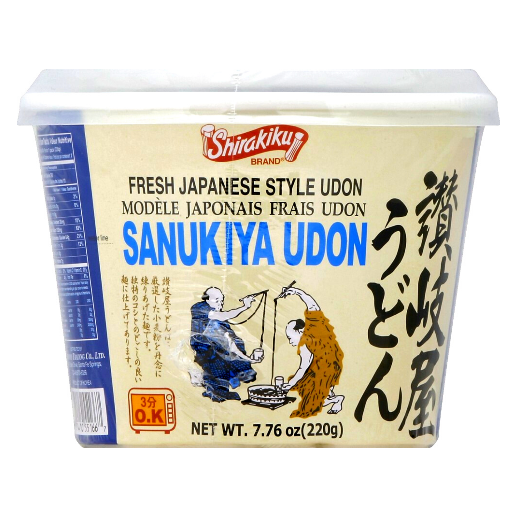 Shirakiku Udon Instant Cup 7.76oz/220g