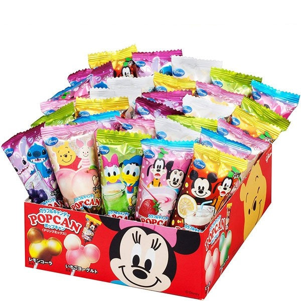 Glico Disney Pop Can Drink Mix Flavour Lollipop 10.5g