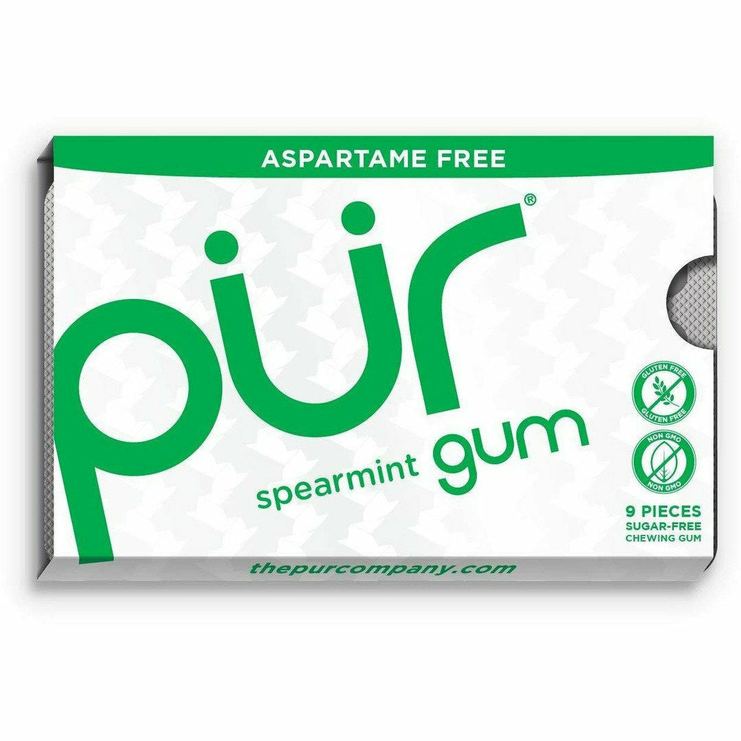 Pur Chewing Gum, Aspartame Free, Spearmint