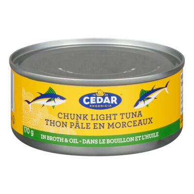 Cedar Light Tuna Chunks In Vegetable Oil