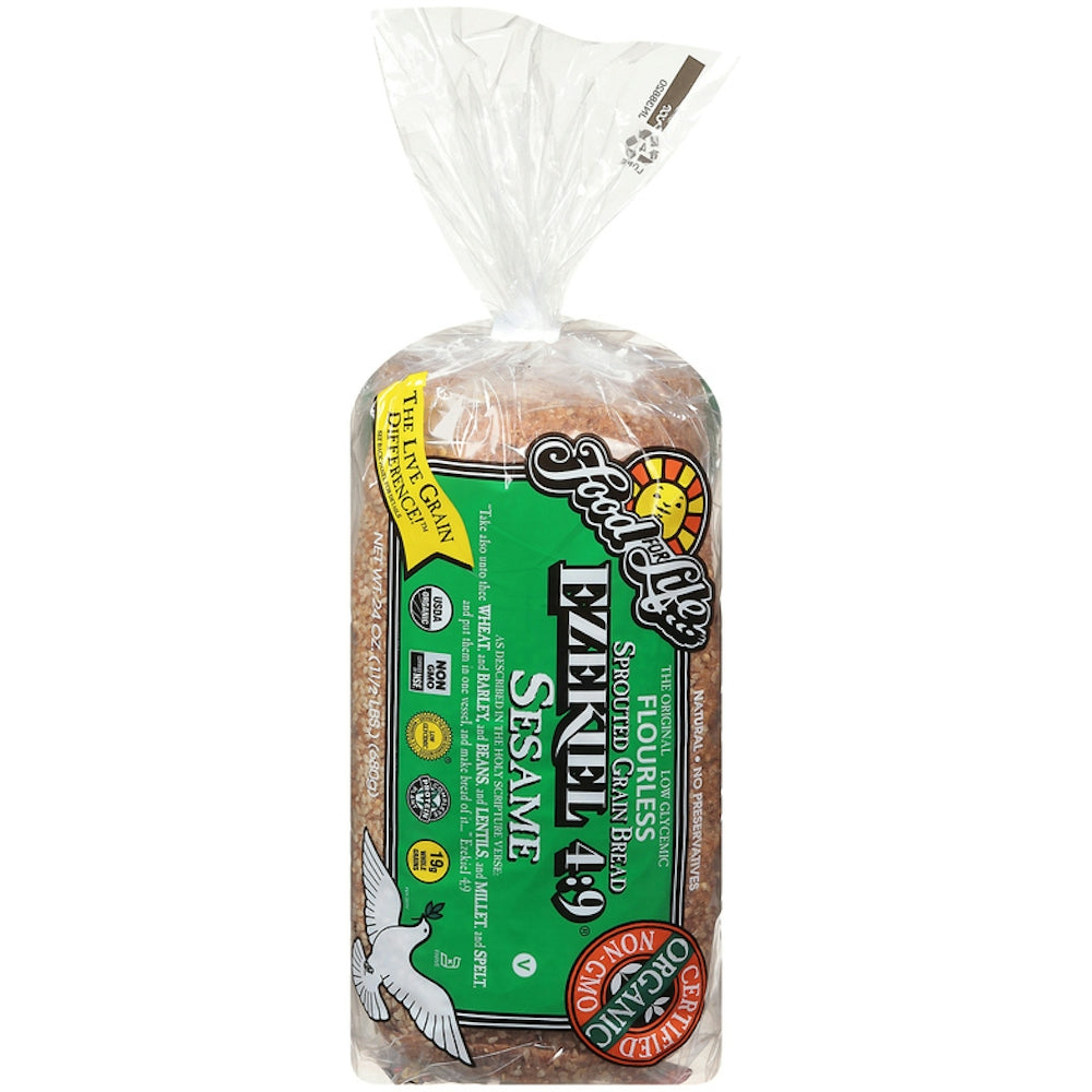 Food for Life Ezekiel Bread Sesame Sprouted Whole Grain