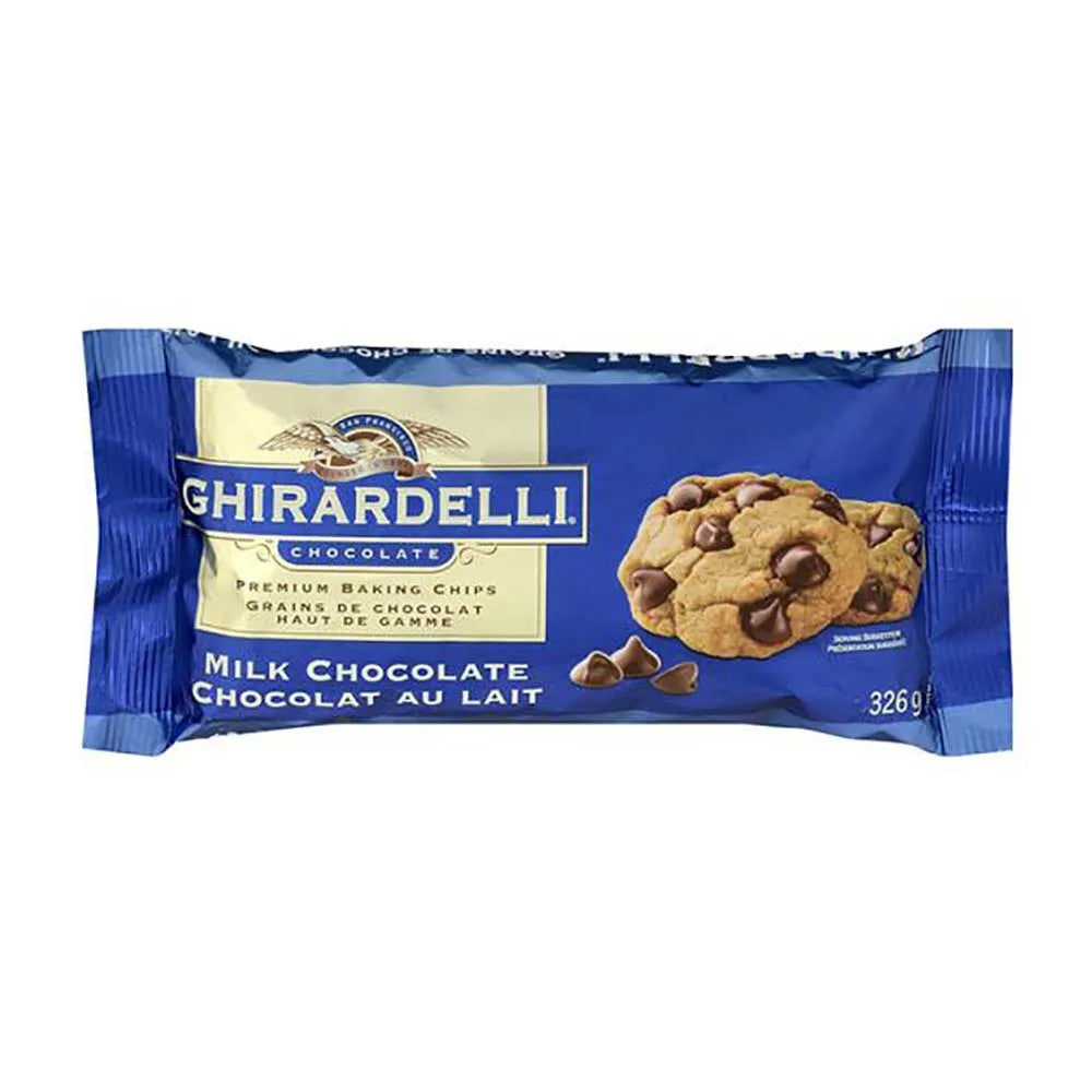 Ghirardelli Milk Chocolate Baking Chips 326g