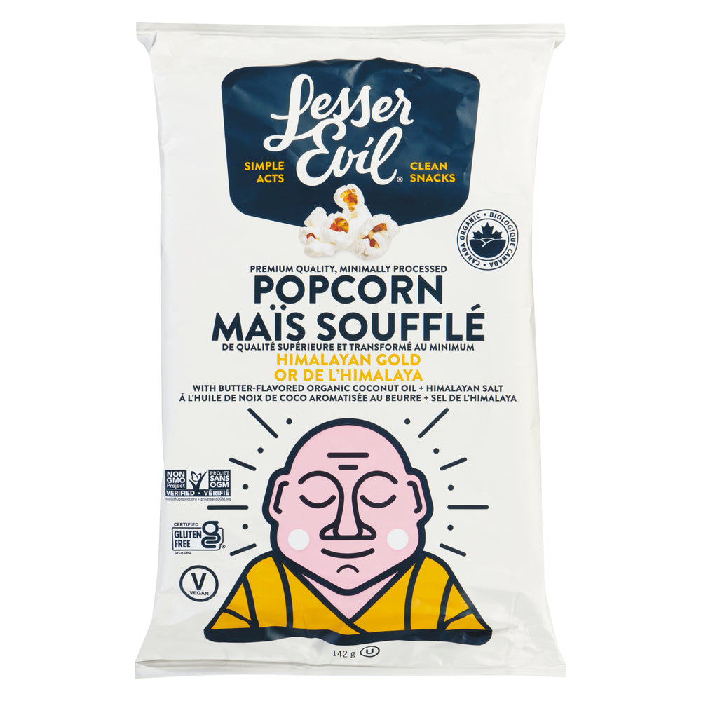 Lesser Evil Organic Buddha Bowl Popcorn  Him