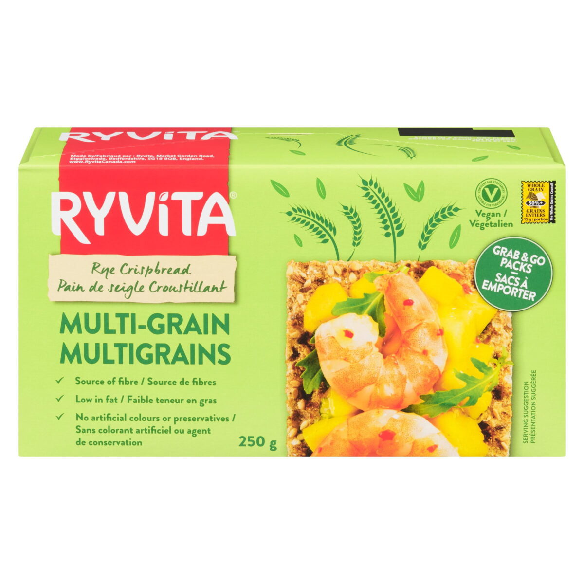 Ryvita Multi-Grain Whole Grain Rye Crispbread