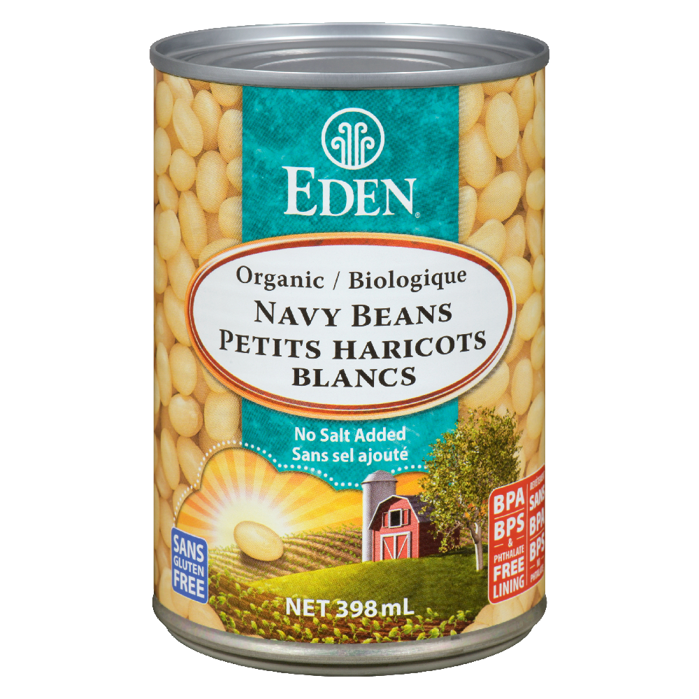 Eden Navy Beans Organic 398 Ml