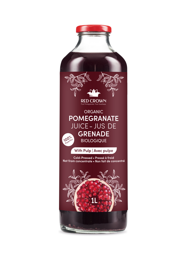 Red Crown Organic Pomegranate Juice With Pulp 1 L
