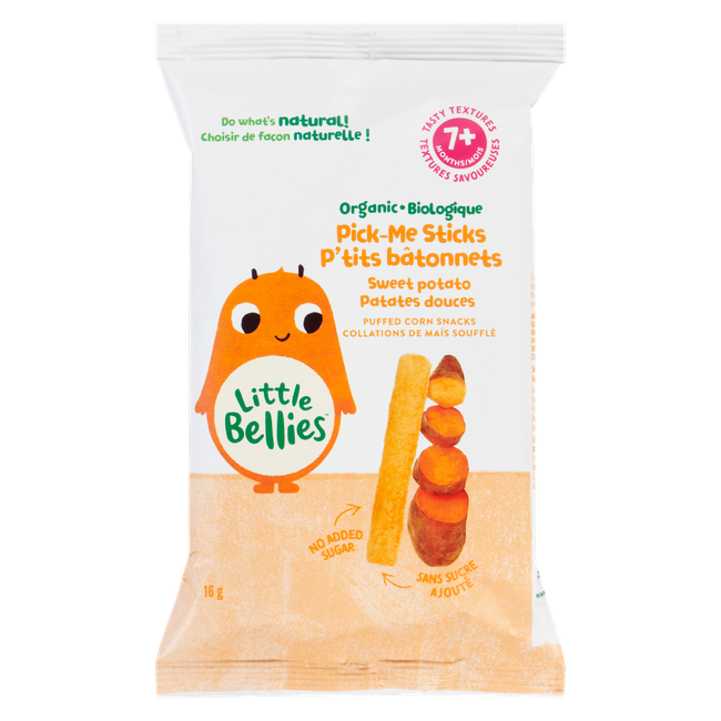 Little Bellies Organic Sweet Potato Pick-Me Sticks