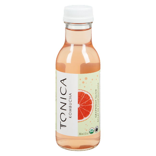 Tonica Organic Grapefruit Glow Kombucha