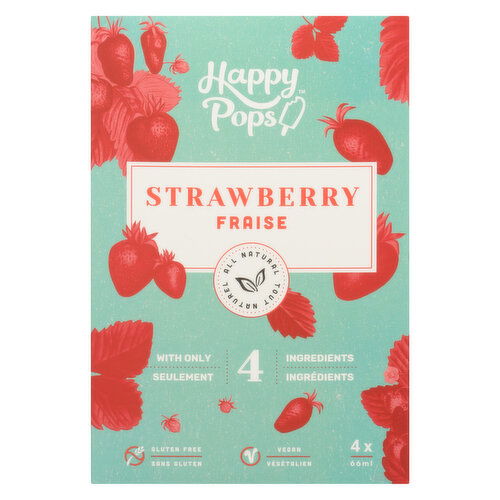 Happy Pops Strawberry Ice