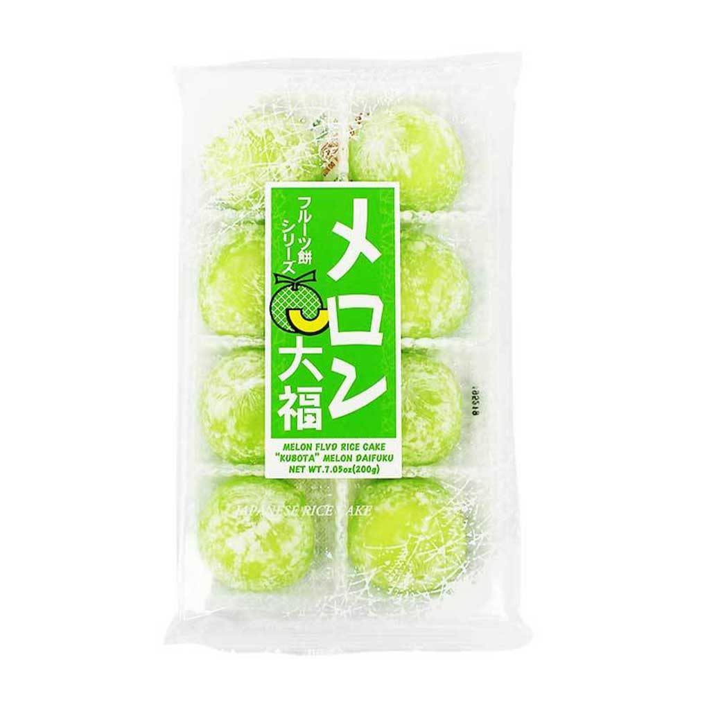 Daifuku Kubota Baked Soft Rice Cake Melon Flavor 7.05 Oz (200g)