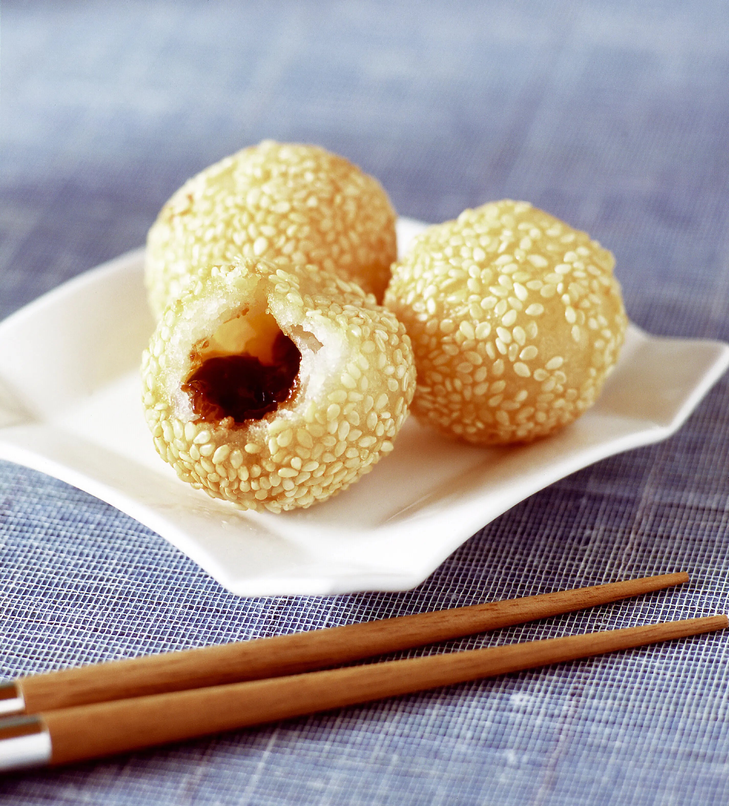 Sesame ball with red bean