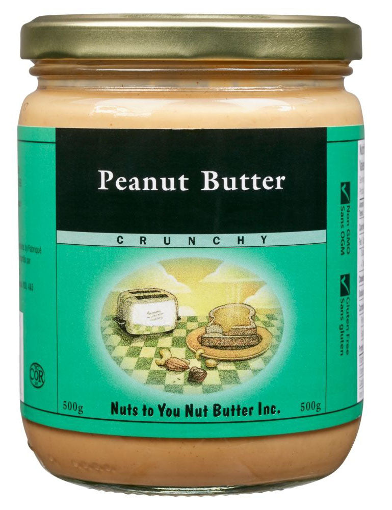 Nuts To You Crunchy Peanut Butter 500g