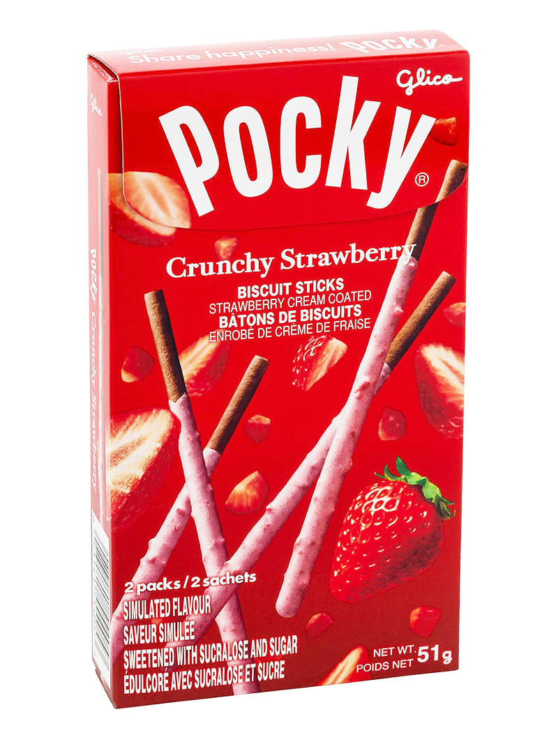 Glico Pocky Crunchy Strawberry 51 G