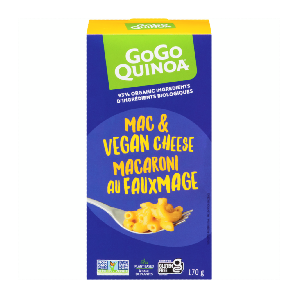 Gogo Quinoa Mac & Vegan Cheese Macaroni, 170g