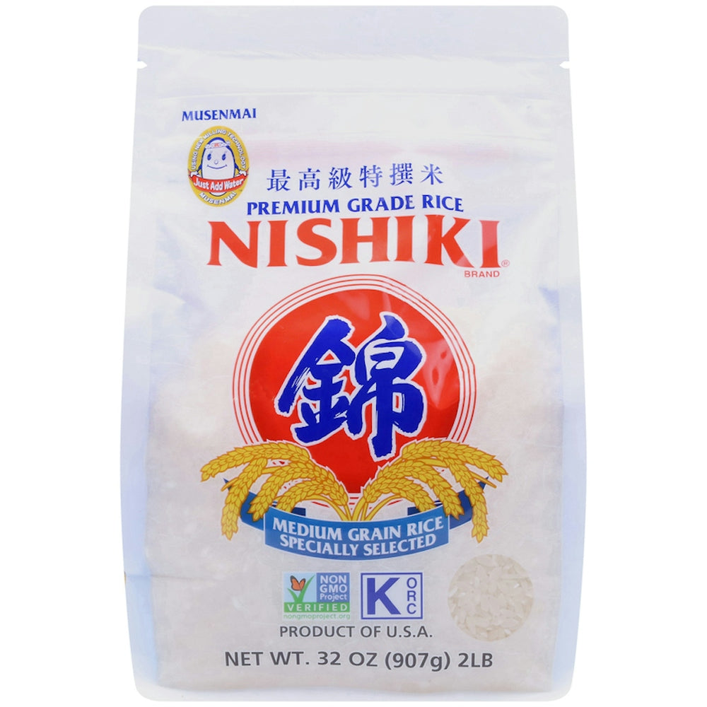 Nishiki Premium Grade, Medium Grain Rice - 32 Oz