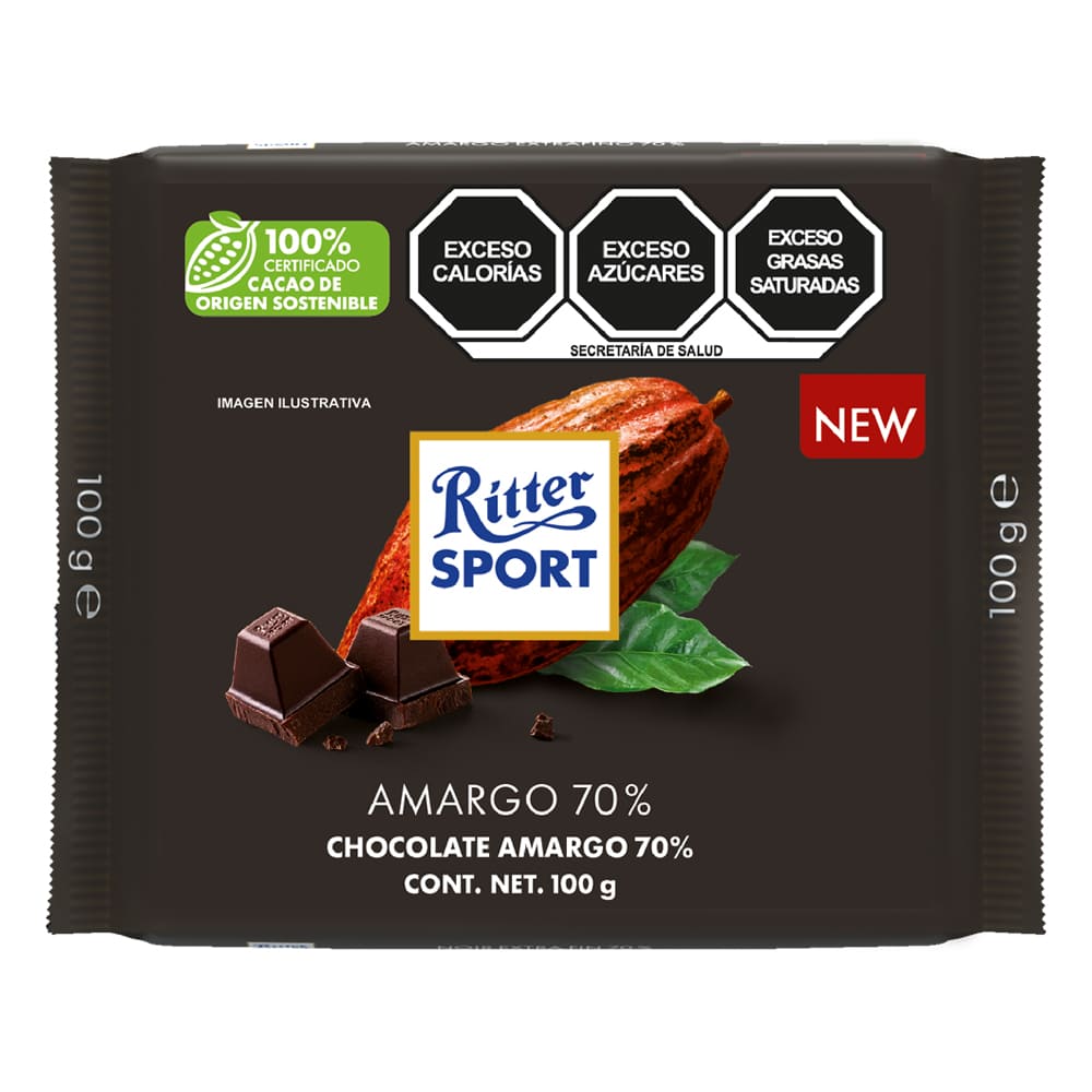 Ritter Sport Chocolate 70% Extra Dark