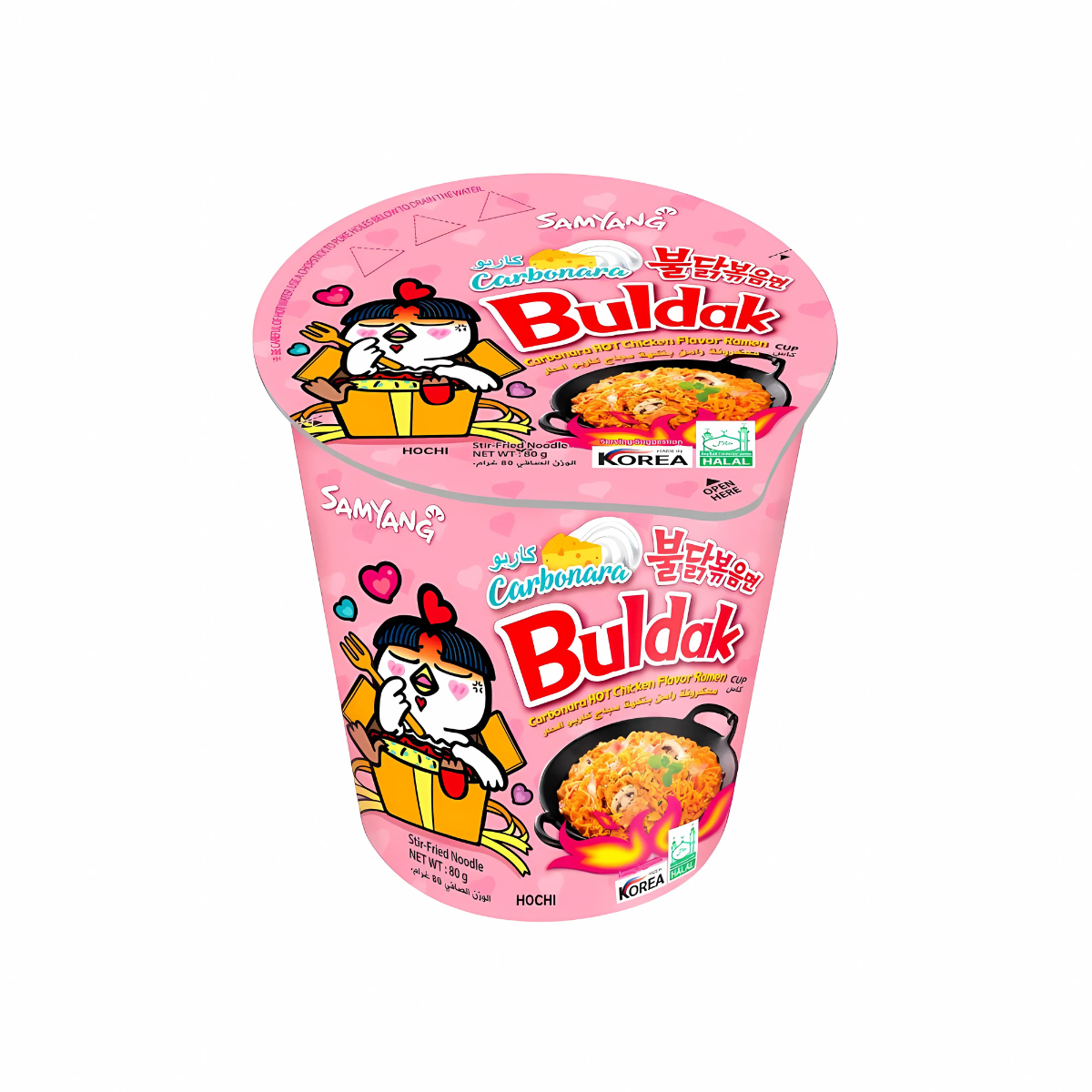 Samyang Hot Chicken Flavor Ramen Cup Carbonara 80g