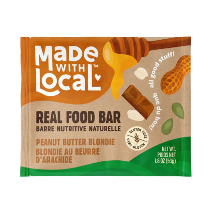 Made With Local Real Food Bar Peanut Butter Blondie, 53g