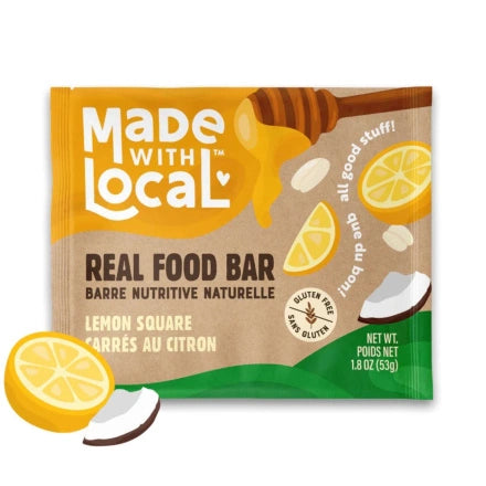 Made with Local Real Food Bar Lemon Square 53g