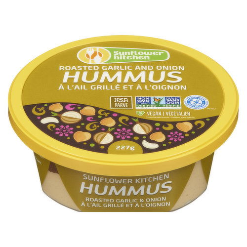 Sunflower Kitchen Roasted Garlic And Onion Hummus 227g