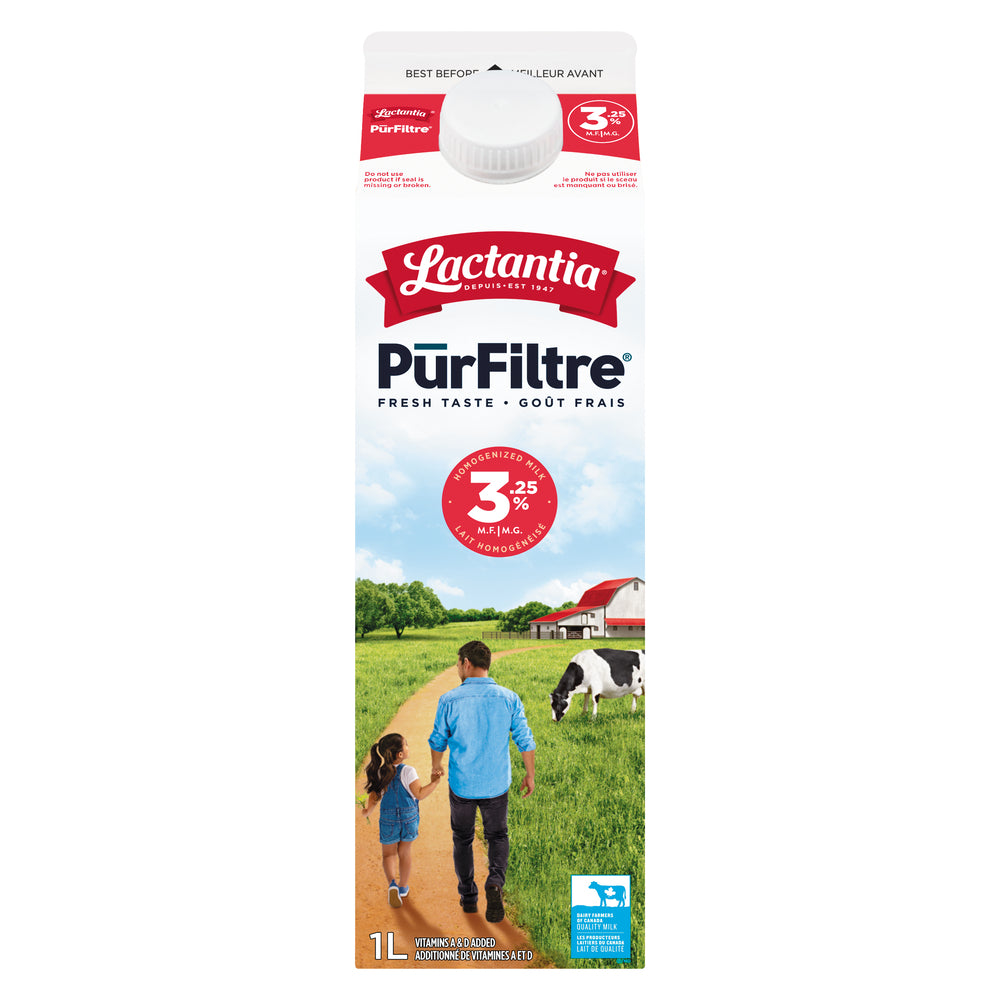 Lactantia 3.25% M.f. Purfiltre Milk 1L