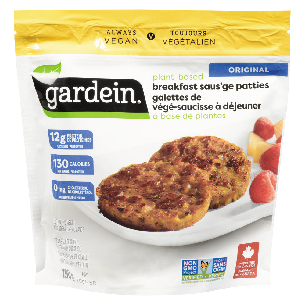 Gardein Original Plant-Based Breakfast Sausage Patties