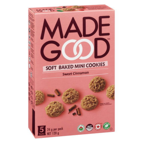 Madegood Organic Soft Baked Mini Cookies Sweet Cinnamon