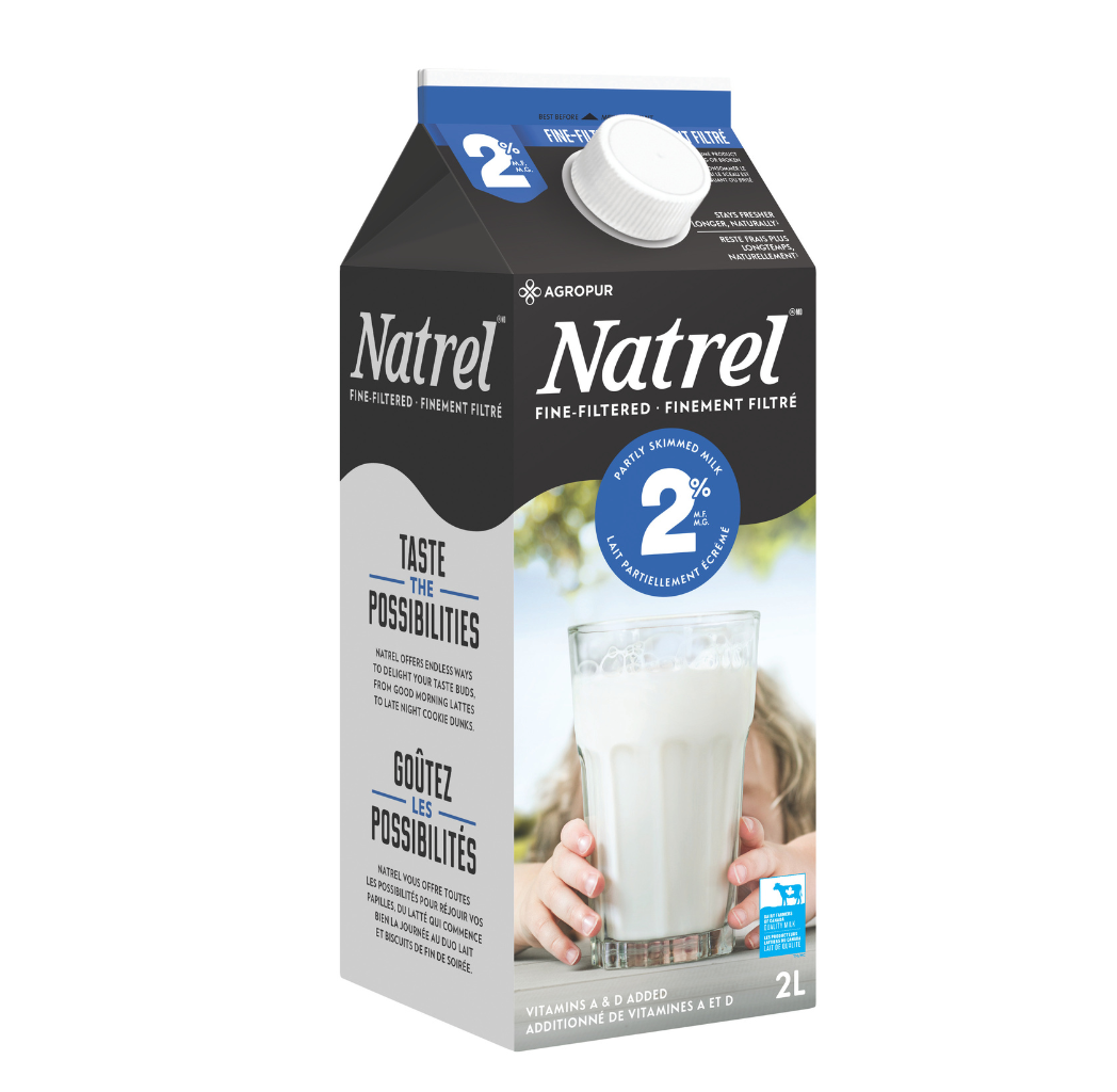 Natrel 2% Fine Filtered Milk, 2 L