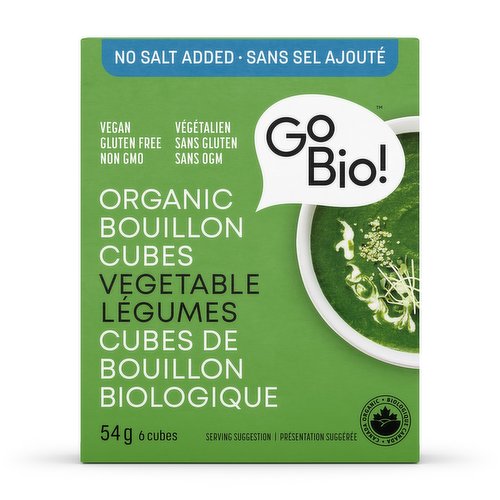 GoBio Organic Vegetable Cubes No Salt