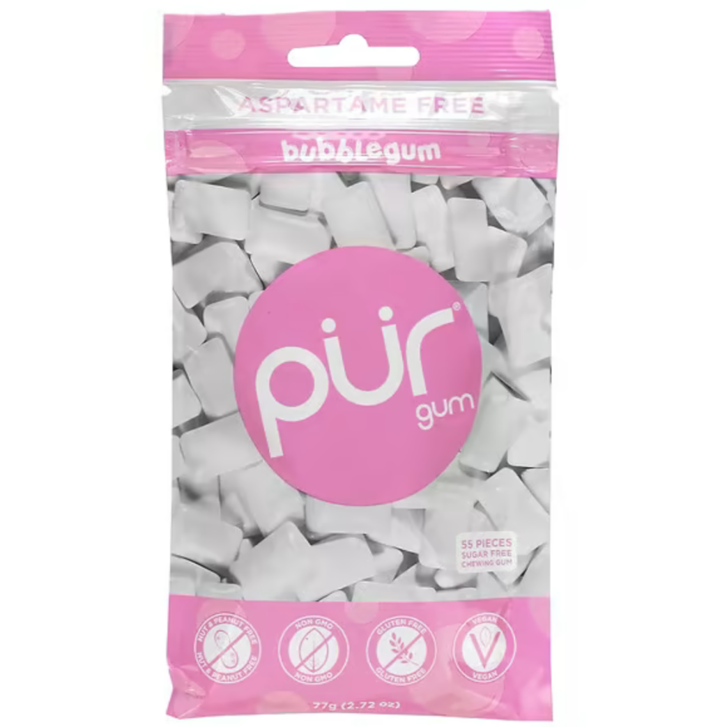 Pur Aspartame Free Gum 77g Bag (Various Flavours)