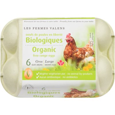 Ferme Valens 6 Large Natural Free Range Eggs