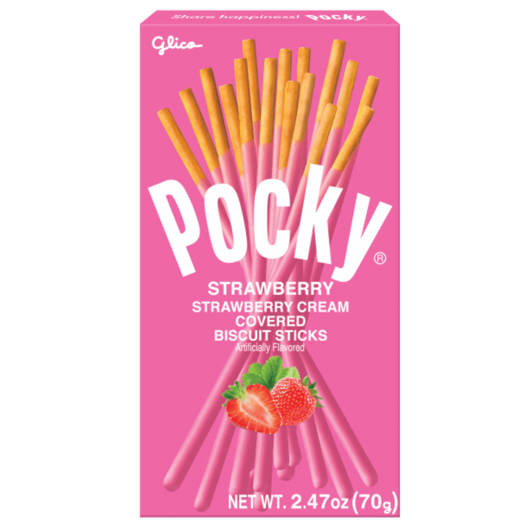 Glico Pocky Strawberry Biscuit Sticks