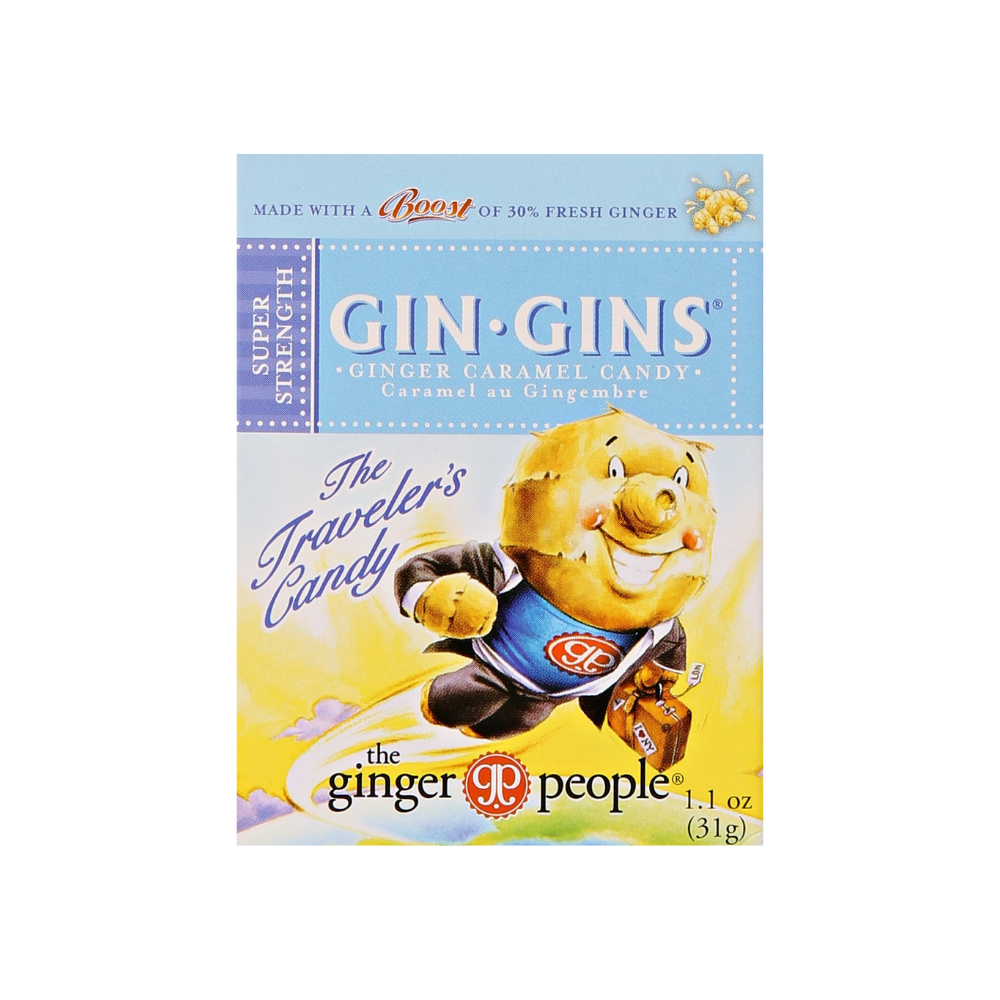 The Ginger People Gin Gins Candy, Strong, Super Strength