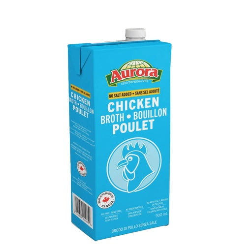 Aurora No Salt Added Chicken Broth