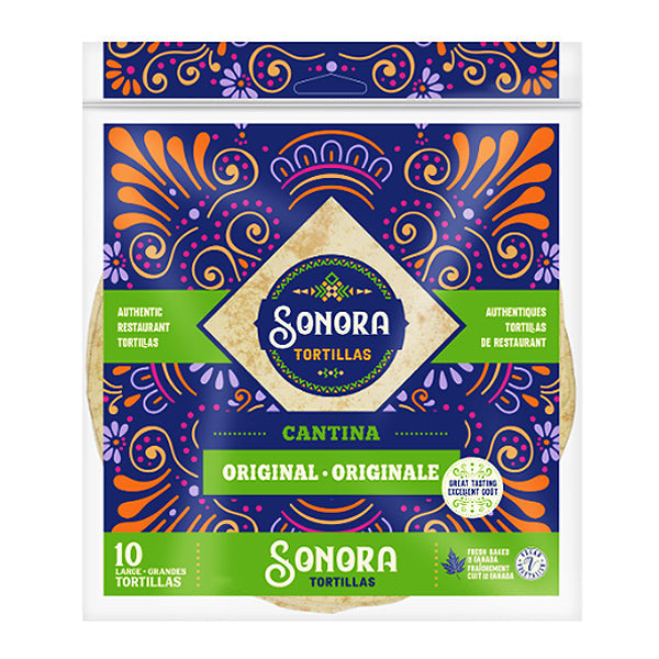 Sonora Flour Tortillas Original Large 10"