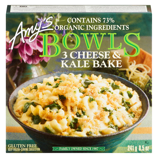 Amy's Kitchen Organic Bowls 3 Cheese & Kale Bake