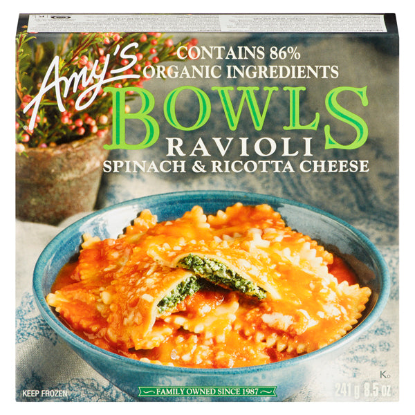 Amy's Kitchen Bowls Ravioli Spinach & Ricotta Cheese