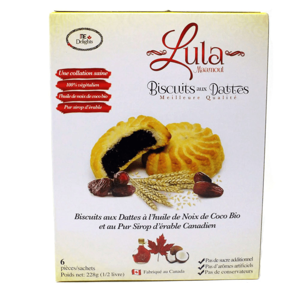 Lula Biscuits Vegan Avec Dattes